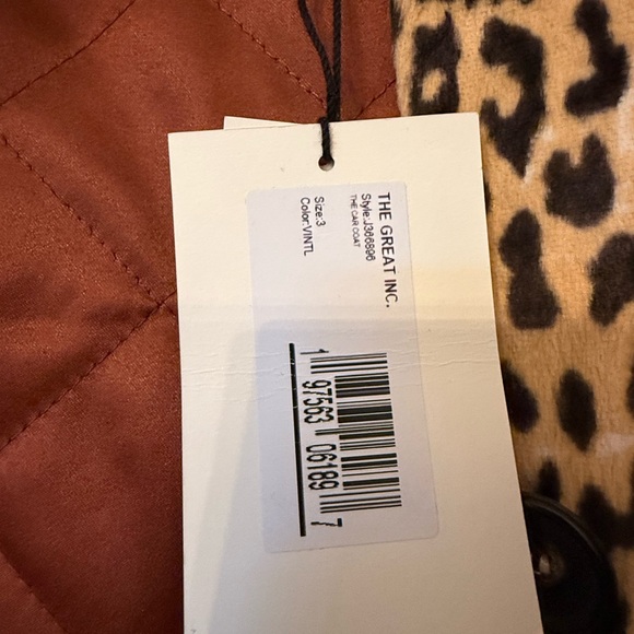 The GREAT.  Leopard Print Car Coat - Picture 4 of 8